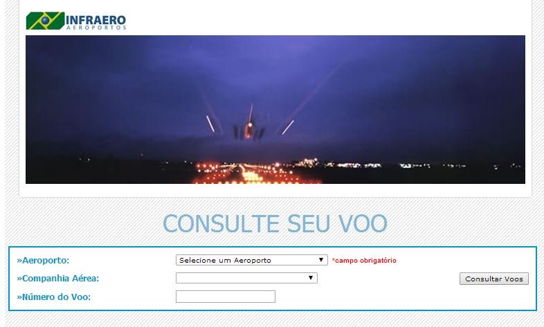 Aeroportos SP - Consulta de Vôos Online - São Paulo